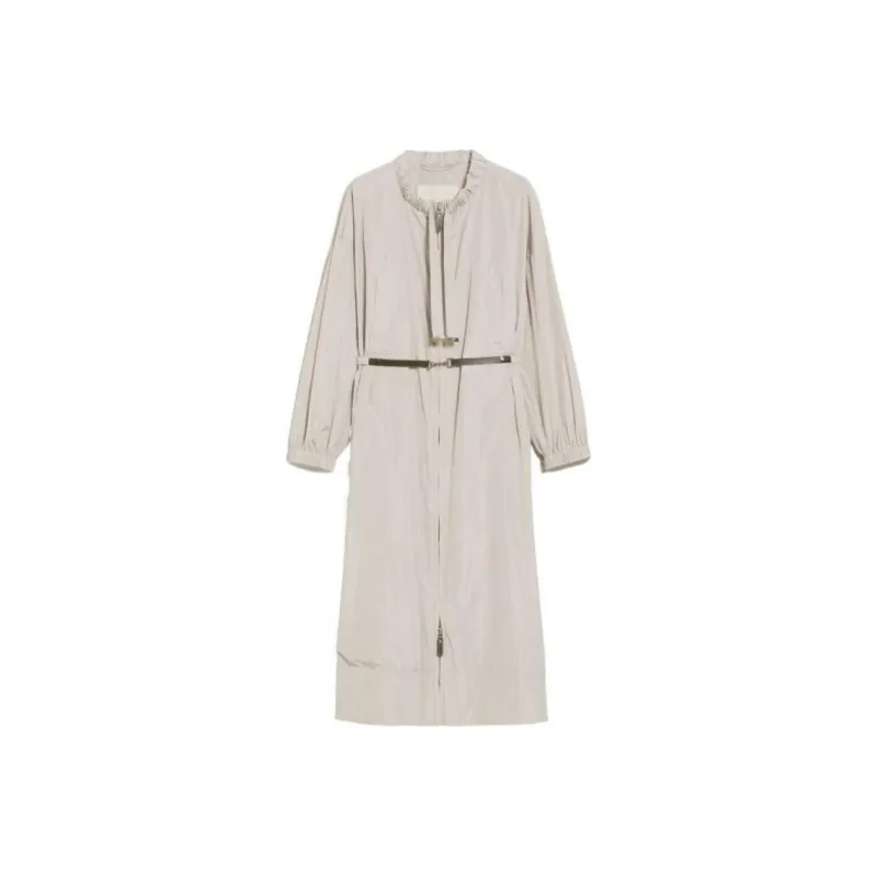 MAXMARA THE CUBE Taffdi Collection Tafdee Windbreaker Trench Coat Women's White-0