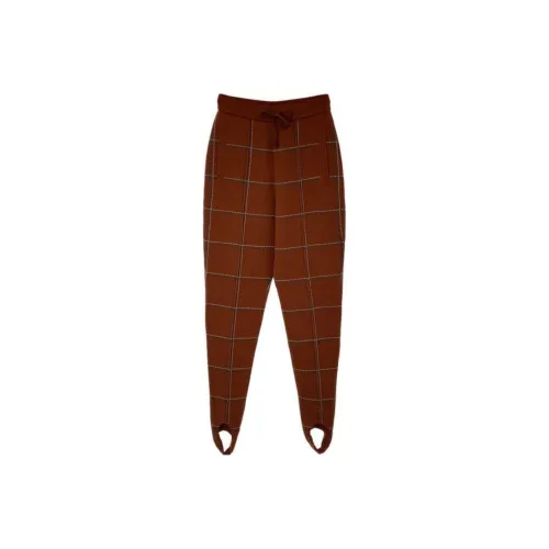 UNDERCOVER Checkered Print Pants 'Orange'