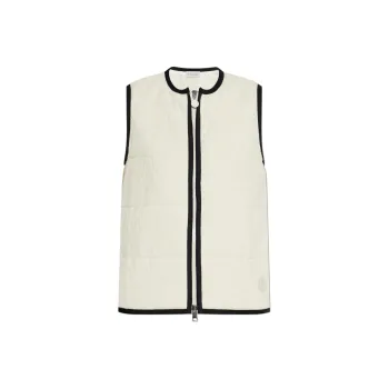 Moncler Vests Women's Cream
