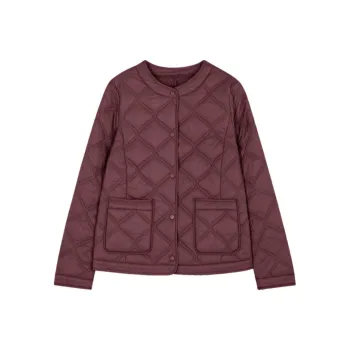 IHIMI Puffer Jacket Women's Dark Red Color