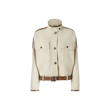 PINKO Belted Cropped Jacket