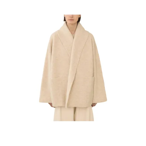 Lauren Manoogian DOUBLE FACE COAT Coats Women's ECRU/Natural