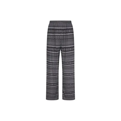 Skims Casual Pants Women's ONYX MIRROR FAIR ISLE