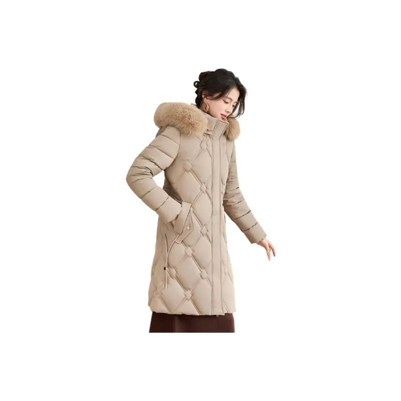 CARBAMMI Puffer Jacket Women's Khaki-0
