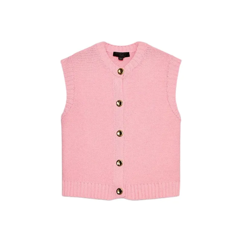 ZARA Vests Women's Pink-0