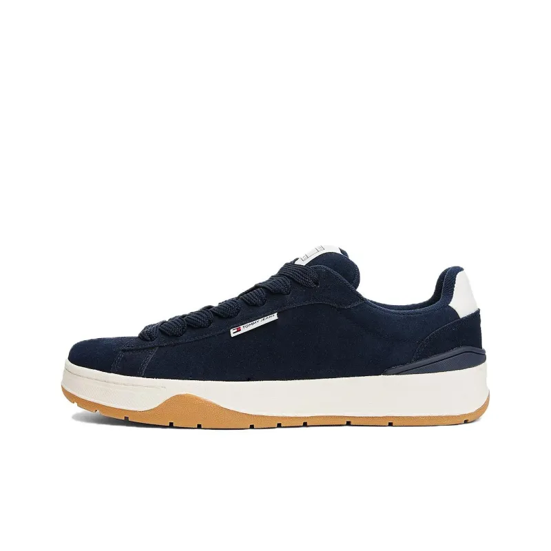 Tommy Hilfiger Anti Slip Wear Resistant Low Top Skateboard Shoes Men's Blue-0