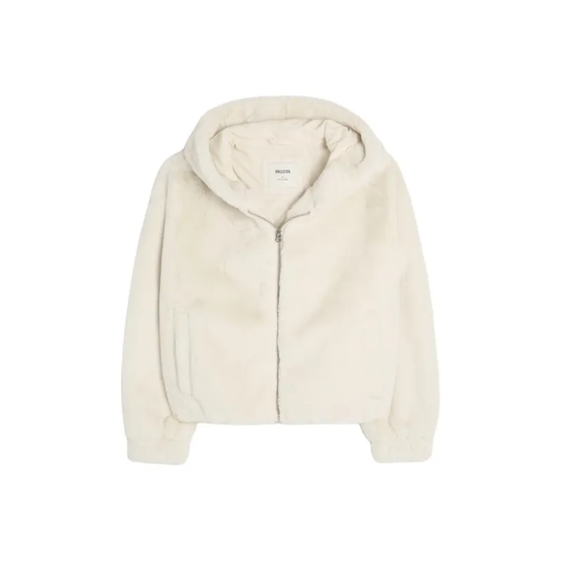Hollister Velvet-feel Coat Women's-3