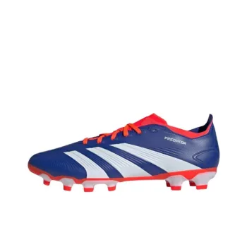 Adidas PREDATOR LEAGUE Anti Slip Wear Resistant Soccer Shoes Men's Purple White