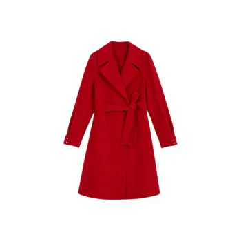 Yiner Coats Women's China Red