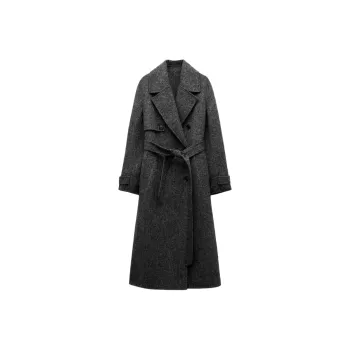 ZARA Coats Women's Dark Gray