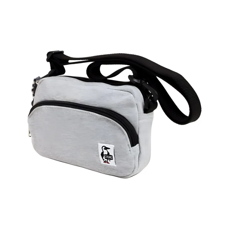 CHUMS Jersey Crossbody Bag, Shoulder Bag Regular Unisex Gray-2