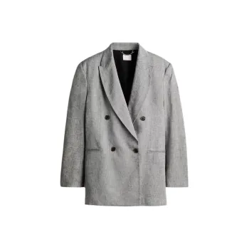 H&M Business Suit Women's Brown/Herringbone