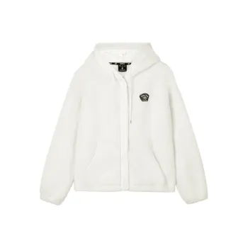 Skechers Sports Alliance Series Velvet feel Coat Women's Marshmallow White