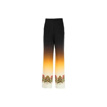 ETRO Ornamental Print Ombré Trousers