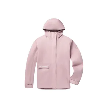 Columbia Hiking Water Resistant Windproof Breathable Wear Resistant Warm Rainproof Windbreaker Jacket Women's Pink