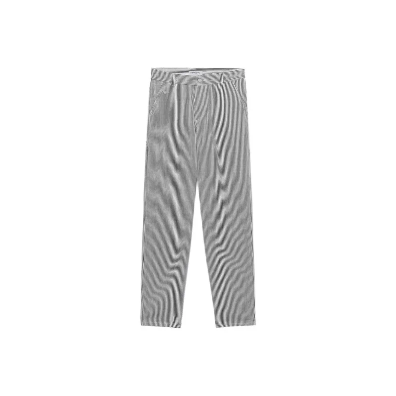 Carhartt WIP Haywood Striped-pattern Cotton Trousers-0