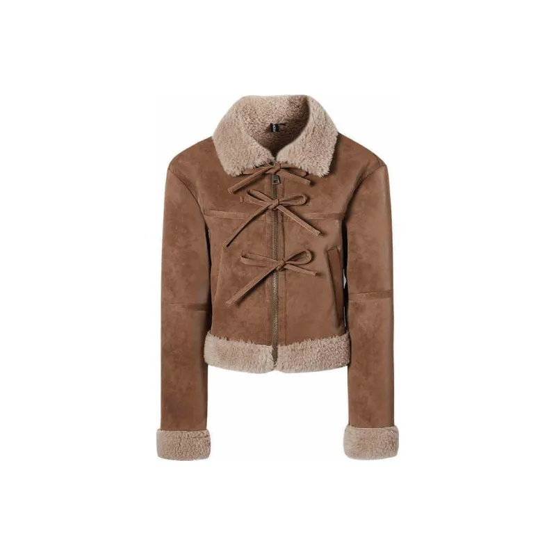 LA CRAWFISH Velvet feel Coat Women's-1