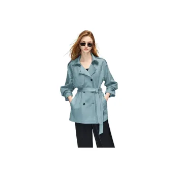 【dme】 Trench Coat Women's Bay Blue