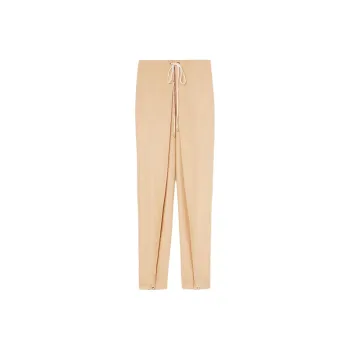 Loro Piana SS24 Casual Pants Women's Ginseng Light Yellow