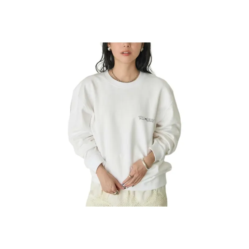Tom And Jerry X FREAK'S STORE Sweatshirts Women's Ecru-0
