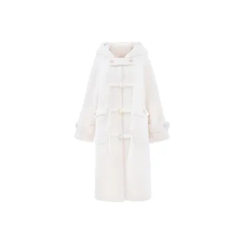 Blovelan Coats Women's Diamond White