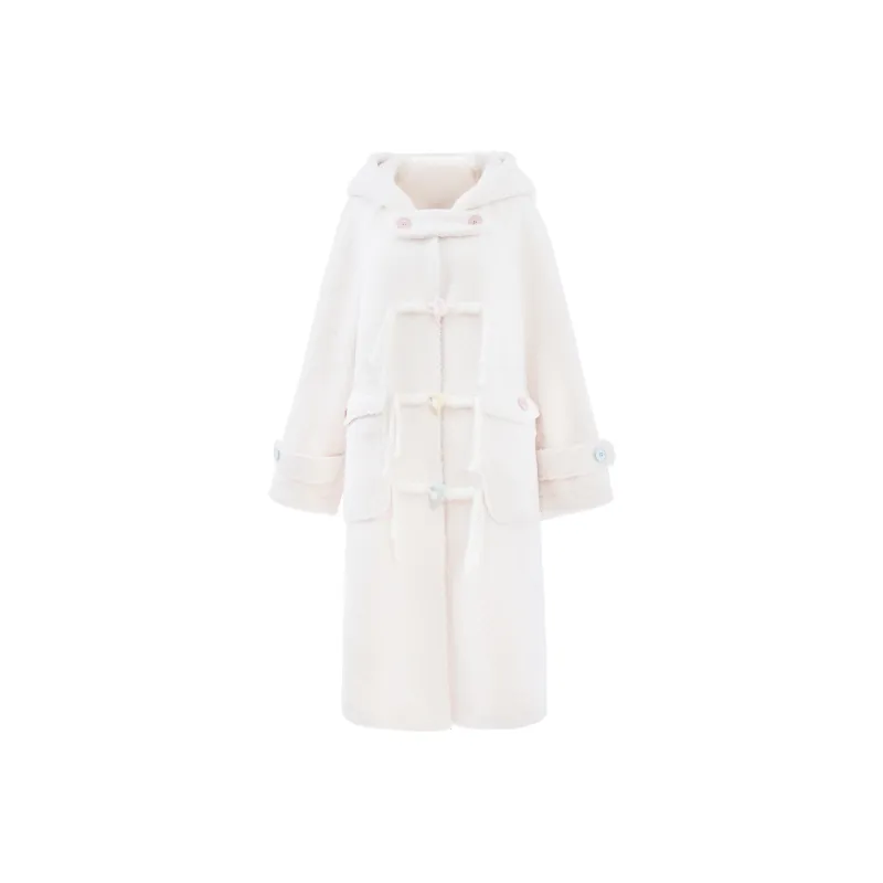 Blovelan Coats Women's Diamond White-0