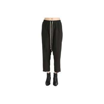 RICK OWENS Cropped Drawstring Trousers