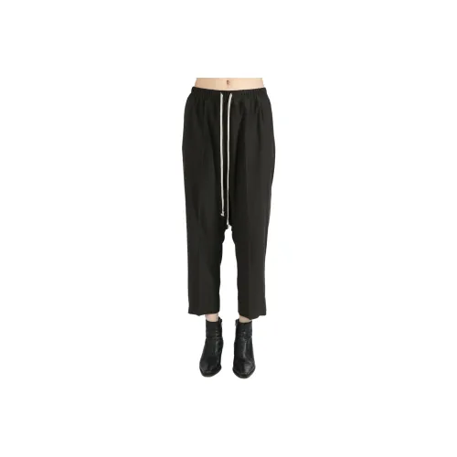 RICK OWENS Cropped Drawstring Trousers