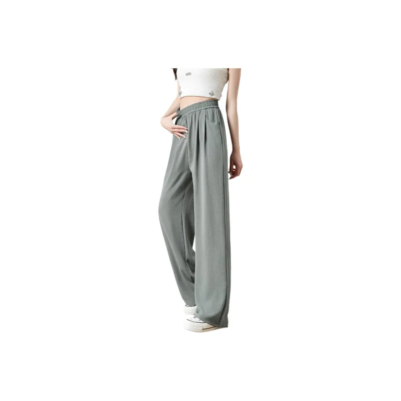 Ya Sheep People Casual Pants Women's Gray-10