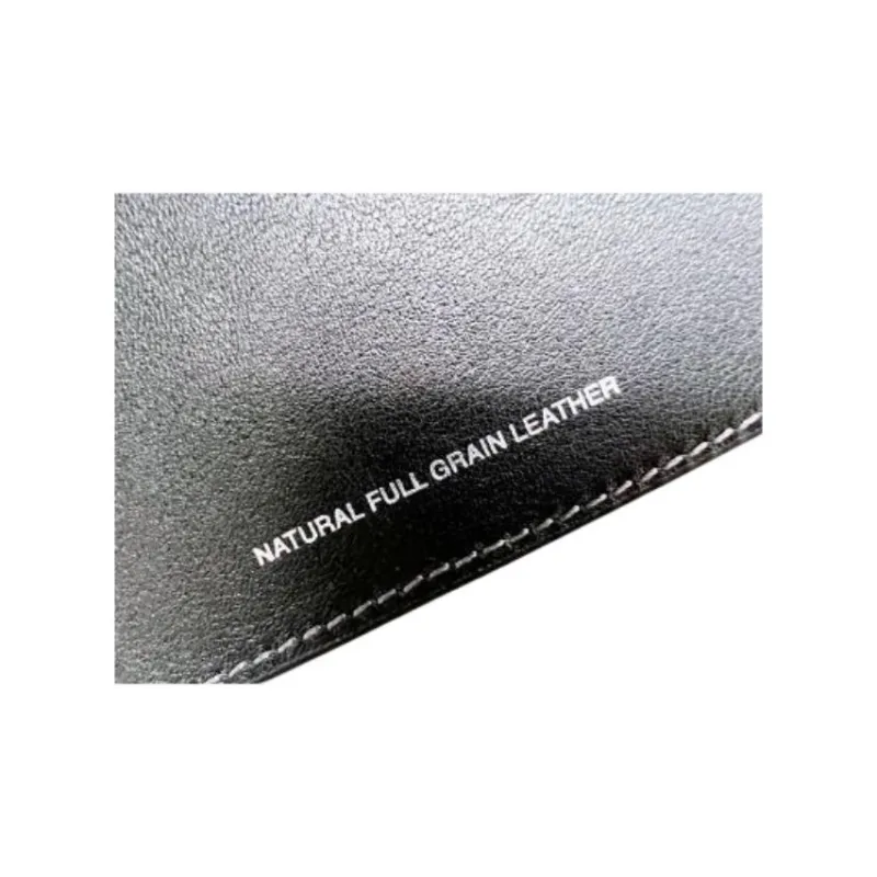 COACH Leather Card Holder Unisex Black-4