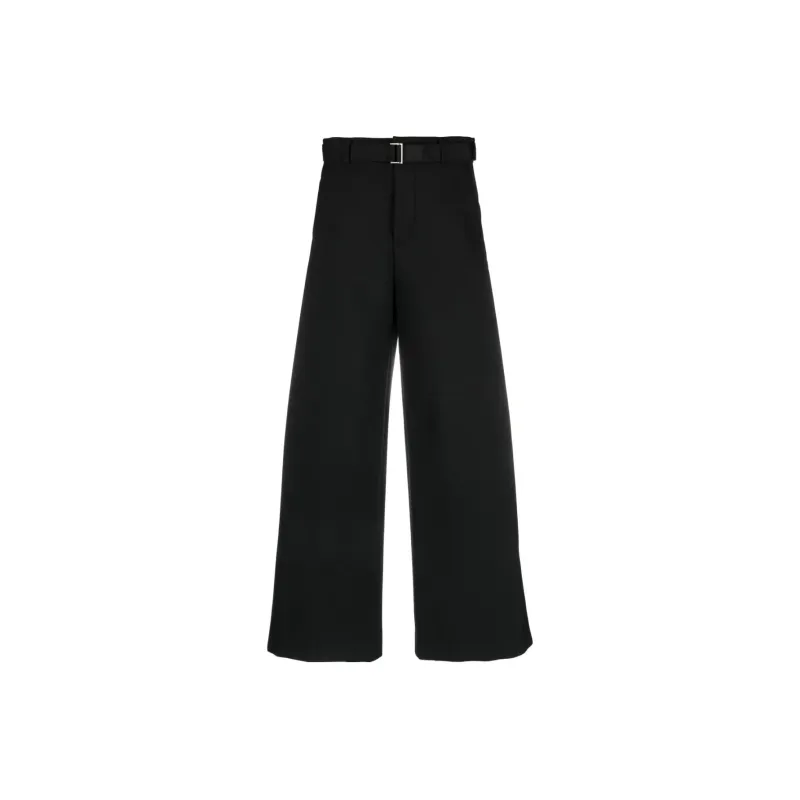 Sacai Wide leg Tailored Trousers-0