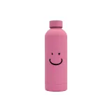 Pink-Smiley Face Insulated Cup
