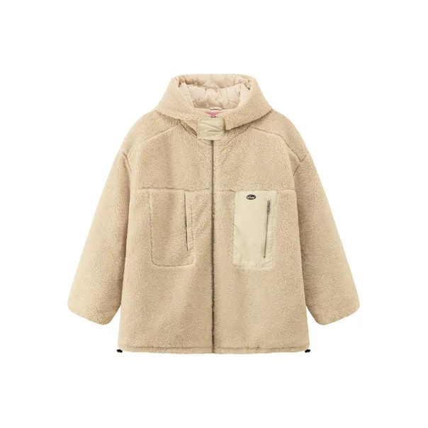 CHUU Velvet Jackets Women's Apricot-0
