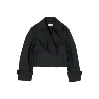 MOUSSY Trench Coat Women's Black