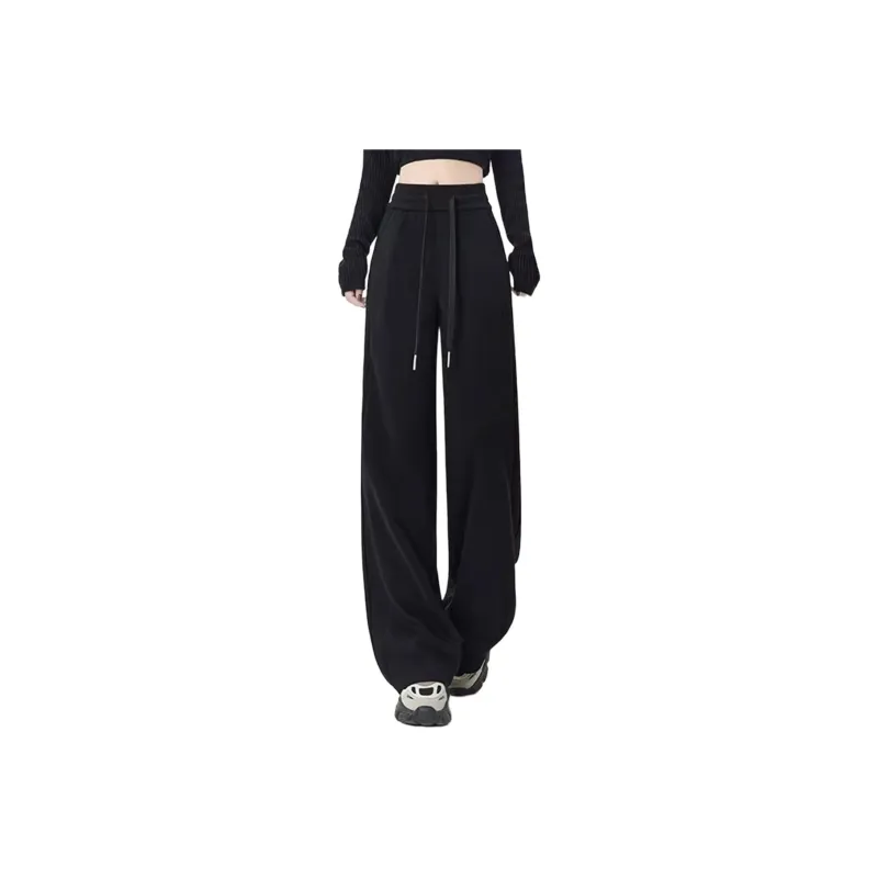 Ya Sheep People Casual Pants Women's Black-0