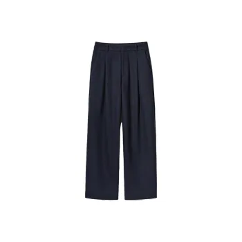 UNIQLO x CDC FW23 Casual Pants Women's Navy Blue