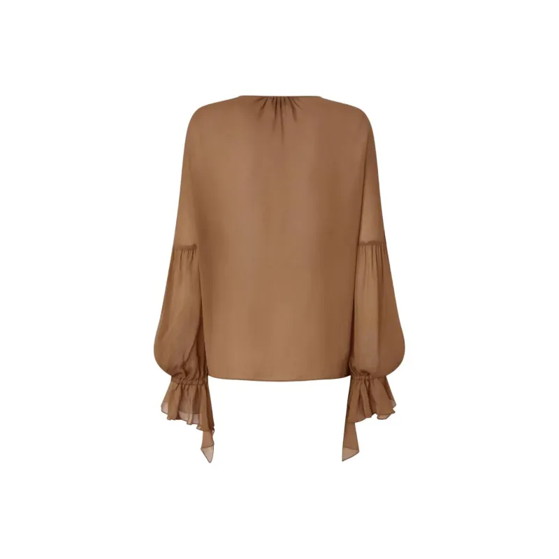 PINKO Draped Blouse-1