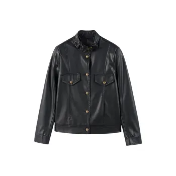Yi Mengyuan Leather Jacket Women's