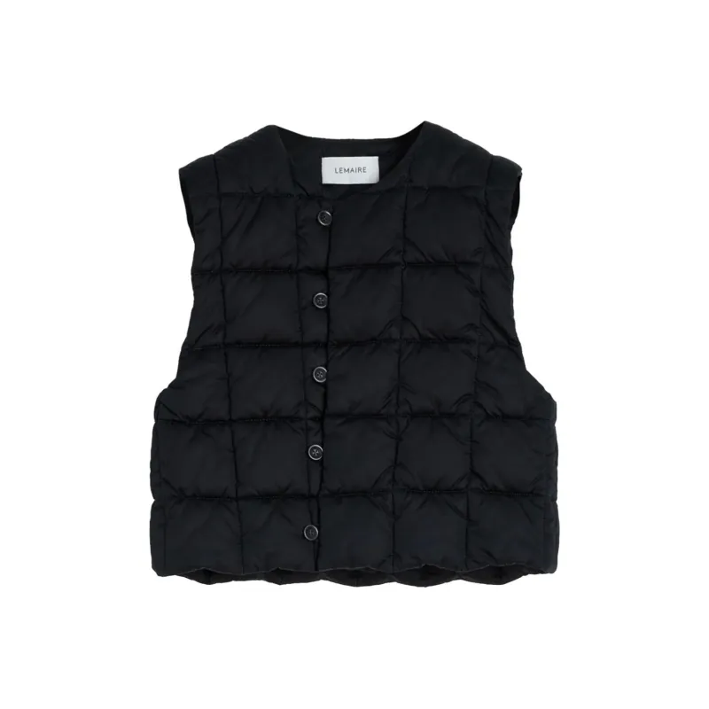 Lemaire Added Gilet 'Black'-0