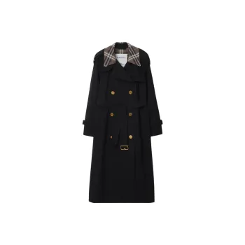 Burberry SS25 Trench Coat Women's Black
