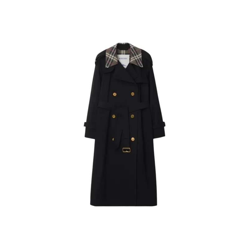 Burberry SS25 Trench Coat Women's Black-0