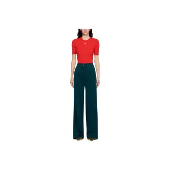 Sandro Casual Pants Women's Green