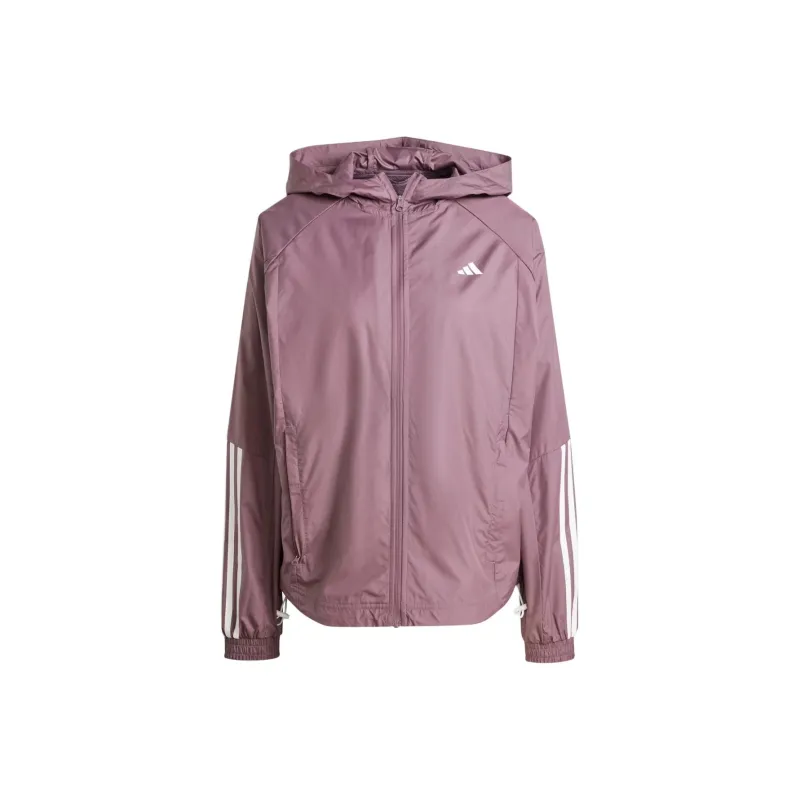 Adidas Gym Trench Coat Women's Dark Shadow Fig/White-0