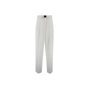 MaxMara Studio Neottia Belted Wide Leg Trousers