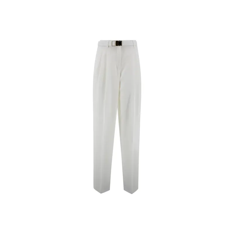 MaxMara Studio Neottia Belted Wide Leg Trousers-0