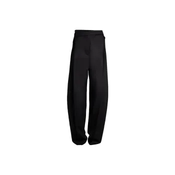 H&M Wool Cut Out Pants Black