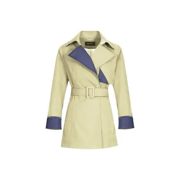 BBLLUUEE Trench Coats Women's
