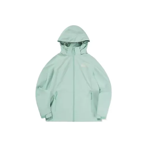 QIAODAN Trench Coat Women's Rain Green