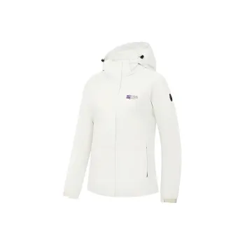 QIAODAN Trench Coat Women's Calamine White