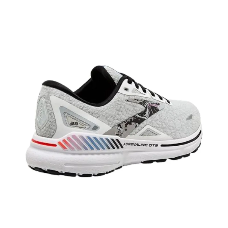 Brooks Adrenaline GTS 23 Anti Slip Wear Resistant Low Top Running Shoes Women's Gray-3